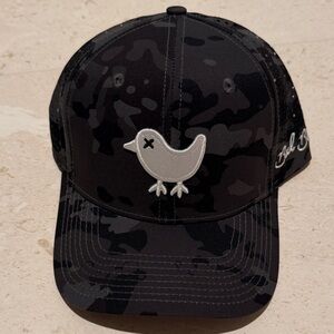 Bad Birdie Black and Gray Camo Cap